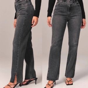 Abercrombie & Fitch Curve Love 90s Straight Ultra High Rise Jeans Size 28